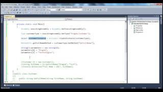 Part 55 C# Tutorial Late binding using reflection