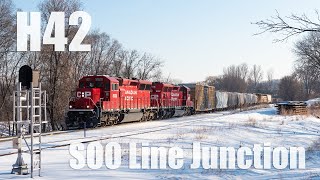 Canadian Pacific H42 at Parkway Junction - EMD SD30C-ECO