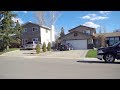 Driving in Red Deer Alberta Canada. City Life. Homes/Houses/Property.