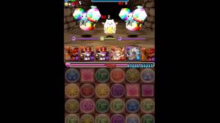 【パズドラ】金曜ダンジョン超地獄級赤オーディンPT高速周回