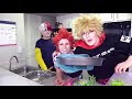 baking the manliest cake kiribaku todo my hero academia cosplay