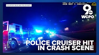 Woman killed in head-on crash, officer hit by second driver during crash investigation