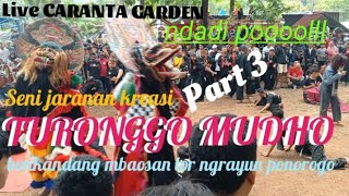 seni jaranan pegon kreasi TURONGGO MUDHO bonkandang mbaosan lor ngrayun ponorogo #jaranan #budaya