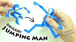 Origami Jumping Man by Jeremy Shafer