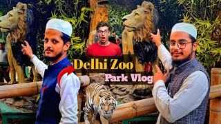 Delhi Zoo Park Vlog -  lion 🦁 Ko Dekh Liya - Hayati Troop Vlog