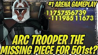 ARC Trooper the Final Piece to Perfect 501st? 5 Star General Skywalker Beats Relic 7 Revan! | SWGoH