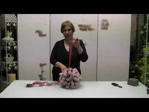 How To Make A Pomander Ball (Kissing Ball) Using Silk Flowers How To Make A Pomander Ball (Kissing Ball) Using Silk Flowers