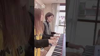 連弾　くるみ割り人形　チャイコフスキー　ピアノカバー #ピアノ #piano #くるみ割り人形 #チャイコフスキー#連弾 #ピアノ連弾 #pianocover