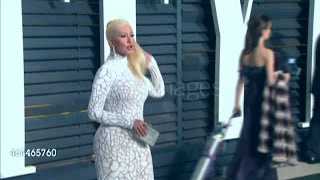 Christina Aguilera - Vanity Fair Oscar Party 2015 - Red Carpet