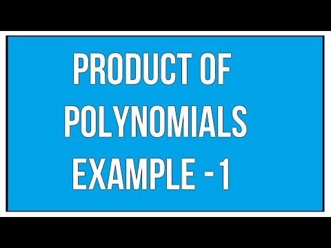 Product Of Polynomials Example - 1 / Maths Algebra Product Of Polynomials Example - 1 / Maths Algebra