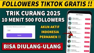 CARA MENAMBAH FOLLOWERS TIKTOK GRATIS - CARA CEPAT MEMPERBANYAK FOLLOWERS TIKTOK GRATIS PERMANEN