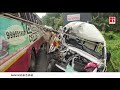 ksrtc സൂപ്പർഫാസ്റ്റ് ആംബുലൻസിൽ ഇടിച്ച് പന്തളത്ത് അപകടം ഒരു മരണം