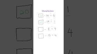Missing Number Problems: Subtraction ✅💯 #maths #mathforkids #subtraction #math