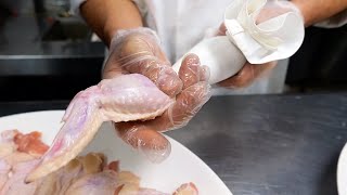 New York Food - STUFFED FRIED CHICKEN WINGS Park Asia Brooklyn Seafood NYC