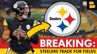 BREAKING NEWS: Justin Fields Traded To The Pittsburgh Steelers! | Trade Details + QB Competition?