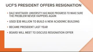 UCF president plans to resign amid investigation into university's handling of money