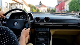 late summer cruising the benz. test drive w123 200d