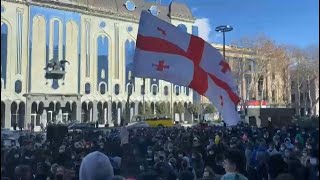 Thousands protest in Georgia after opposition leader's arrest | AFP