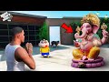 GTA 5 - Vinayagar Chathurthi Franklin Buy BIGGEST Ganesh Statue | Shinchan Funny | Lovely Gaming