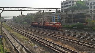 GOOTY WDG-3A Twins Running Light Towards Kalyan Yard.