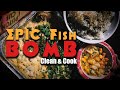 WRASSE BOMB side Papaya Manini Fish Salsa Ceviche - Catch and Cook - Spearfishing Hawaii -