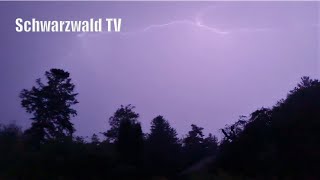 🚨⚡⛈️ [ASMR] Heftiges Gewitter mit Blitz und Donnerschläge auf dem Hotzenwald am 27.06.2021