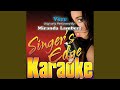 Vice (Originally Performed by Miranda Lambert) (Karaoke)