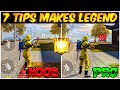 7 Tips To Improve🔥Your Gameplay In Free Fire | PRO Player कैसे बने ?