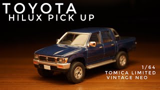 TOMICA LIMITED VINTAGE NEO 1/64トミカリミテッドヴィンテージネオ　TOYOTA ハイラックス 4WDピックアップ ダブルキャブ SSR ミニカー コレクション