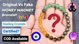 Original Vs Fake MONEY MAGNET Bracelet 💰🧲 AAA+ Quality Healing Crystal Bracelets 🔮