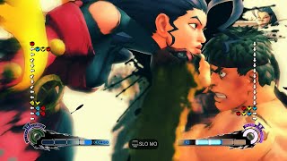 USF4 Ryu EX-Shoryuken FADC Metsu Shoryuken finishers [compilation]