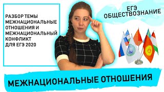 Межнациональные отношения и межнациональный конфликт