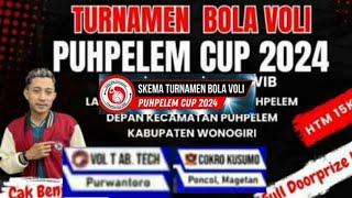 _Seet LAGA SERU PUHPELEM Cup 1 2024.Pemain Cokro Kusumo Makin Menjadi Lawan Tumbang VolTAB TECH.!!