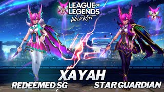 Redeemed Star Guardian VS Star Guardian Xayah ( Skins Comparison ) Wild Rift