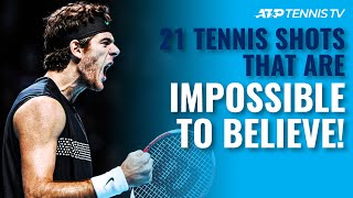 21 ATP Finals Tennis Shots That Are Impossible To Believe!