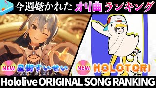 【shooting star】半月で一番聴かれたオリ曲は？ホロライブオリ曲ランキング 30 most viewed song in half month 2023/8/22～9/5【hololive】