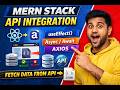 MERN Stack API Integration Tutorial 🔥 | React useEffect + Async Await + Axios Explained