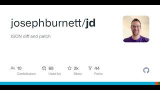GitHub - josephburnett/jd: JSON diff and patch