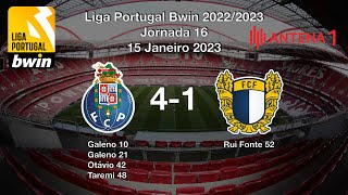 Porto x Famalicão 4-1 Relato Golos Rádio Antena 1 | Liga Portugal Bwin 2022/2023 Jornada 16