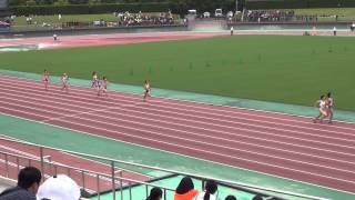 2014.6.22　第67回中国高等学校陸上競技対校選手権大会　女子4×400ｍＲ決勝