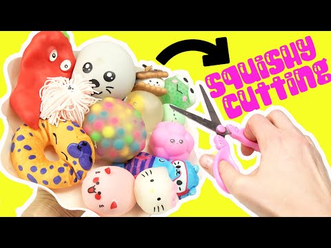 Mix cute squishies, slime and fluff in one bowl