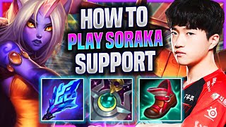 LEARN HOW TO PLAY SORAKA SUPPORT LIKE A PRO! - T1 Keria Plays Soraka Support vs Nautilus! |