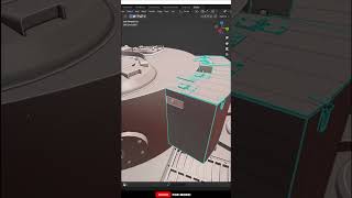 Tiger Tank Turret Modeling in Blender (Arijan) #blender #tutorial #shorts