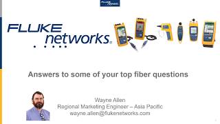 Fiber Questions - Cable and Connector Colors by Fluke Networks