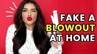 HOW TO FAKE A SALON BLOWOUT AT HOME | T3 Curling Iron Review | How I Curl My Hair