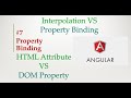 Angular 9 Tutorial - 7 - Property Binding | HTML Attribute Vs DOM Property