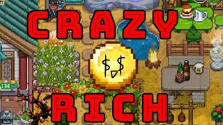 HOW TO MAKE COINS IN LAZY WAY | HARVEST TOWN