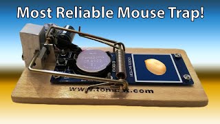 Ultra Sensitive Motorized Mouse Trap Catches All The Time! Triggers When Mouse Is  Near Bait Sensor!