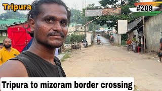 Tripura to mizoram border crossing | Travel 2023 | Nomadic eagle