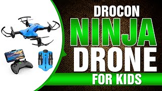 DROCON Ninja Drone for Kids \u0026 Beginners FPV RC Drone with 720P HD Wi-Fi Camera